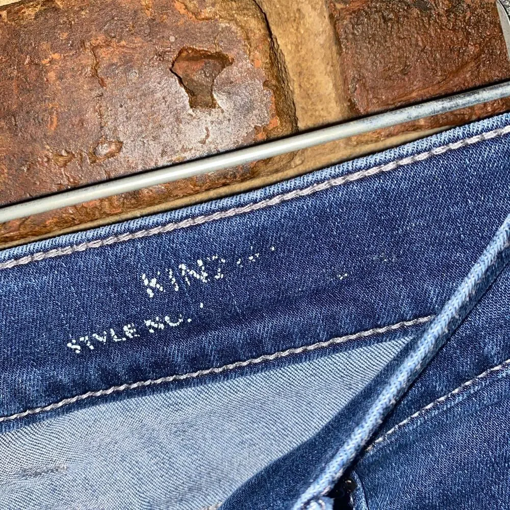 Mugsy Indigo Medium Wash Blue Denim Kinzies Classic Fit Jeans Men's Size 36x30